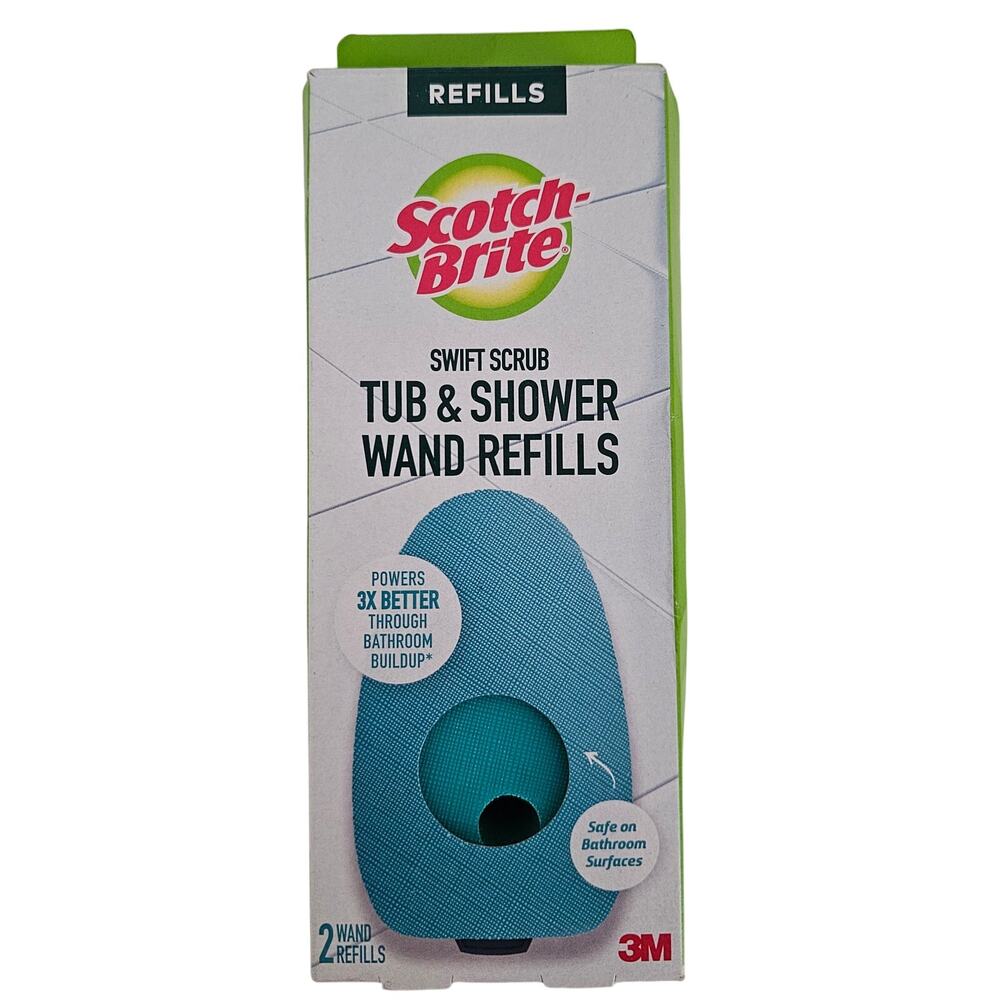 Scotch Brite Tub & Shower Wand Refills NEW